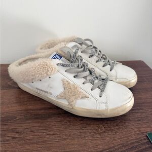 Golden Goose Shearling Superstar Sneakers – Women’s 39 – Limited Edition